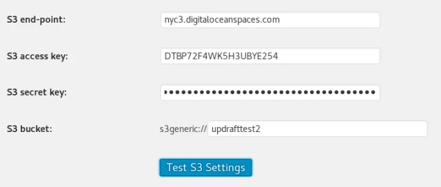 S3 secret key details