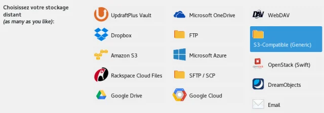 Choose 'S3-Compatible(Generic)' in the 'Choose your remote storage' section