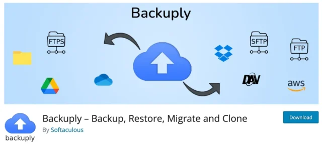 Backuply plugin banner