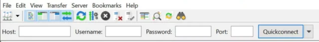 Add login credentials and the select 'Quickconnect'