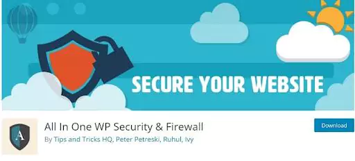 All In One WP Security Firewall banner