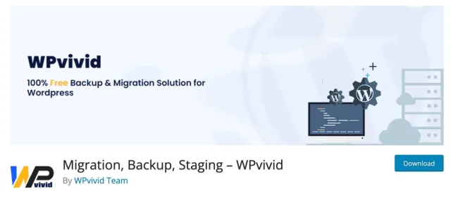 WPvivid plugin banner