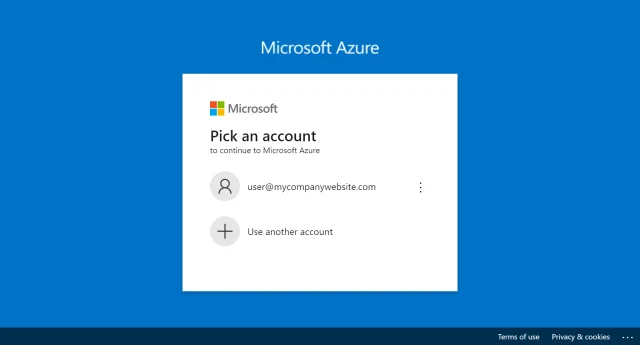 Log into Microsoft Account