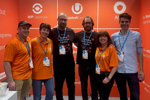 TeamUpdraft at the Updraft Word camp Europe booth